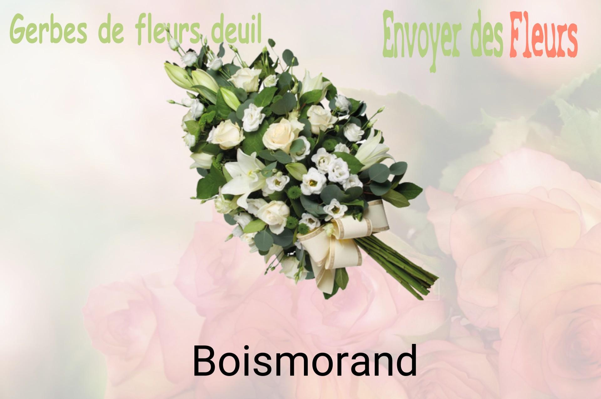 Gerbe de fleurs de deuil livrée à Boismorand